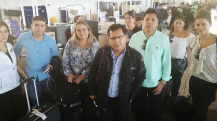 Periodistas bolivianos afectados en Chile.