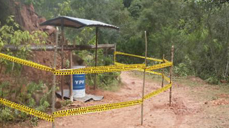 Yacimientos Petrolíferos Fiscales Bolivianos asegura que se trata de un "incidente menor" en Chuquisaca. Foto: YPFB