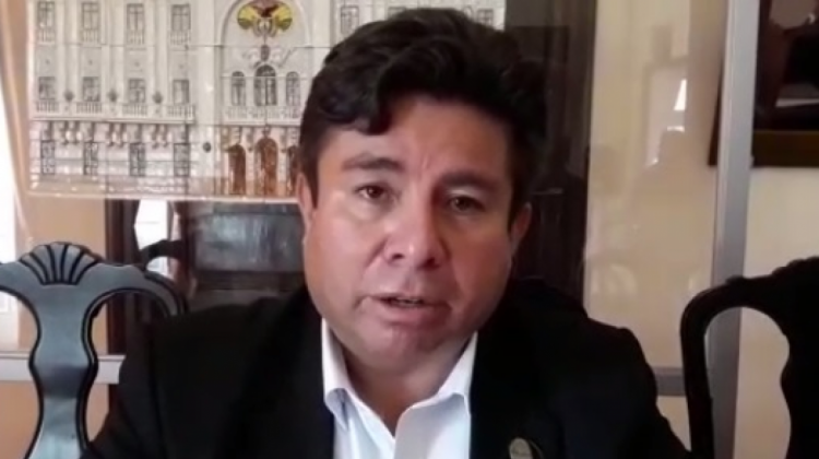 Director interino del SEDES Chuquisaca, Jhonny Camacho . Foto: Captura