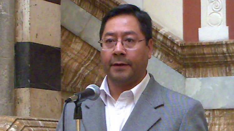 Ministro de Economía, Luis Arce. Foto: Palacio de Gobierno