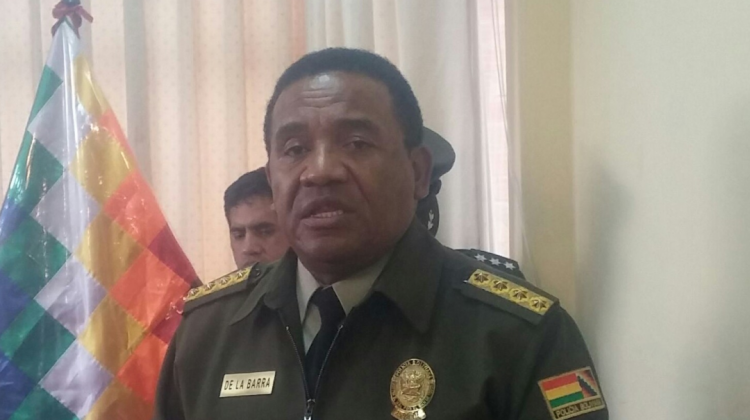 El Comandante de la Policía, general Abel de la Barra. Foto: ANF