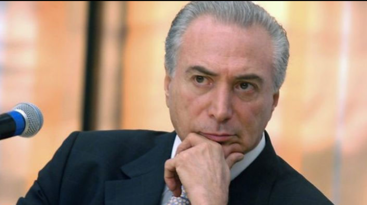 El mandatario de Brasil, Michel Temer.
