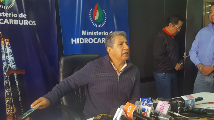 Edmundo Novillo, jefe de Transparencia del Ministerio de Hidrocarburos. Foto: ANF