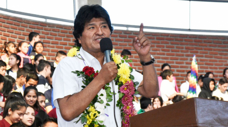 Evo Morales. Foto de archivo: ABI.