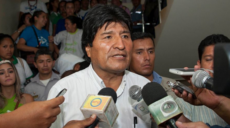 Presidente Evo Morales.
