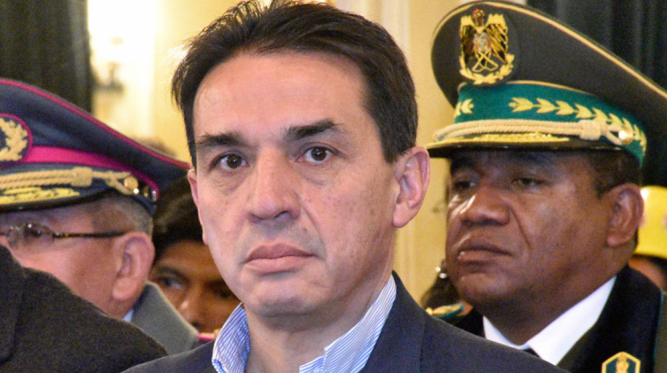 Mario Guillén fue posesionado ayer como ministro de Economía. Foto: ABI.