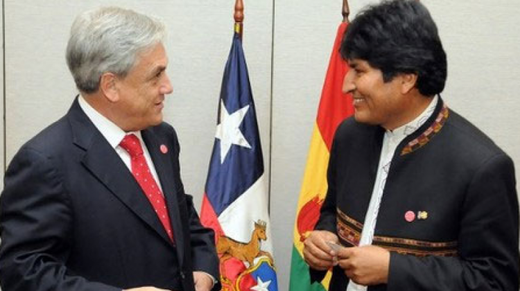Piñera y Morales en un pasado encuentro. Foto: Radiobiobio.cl