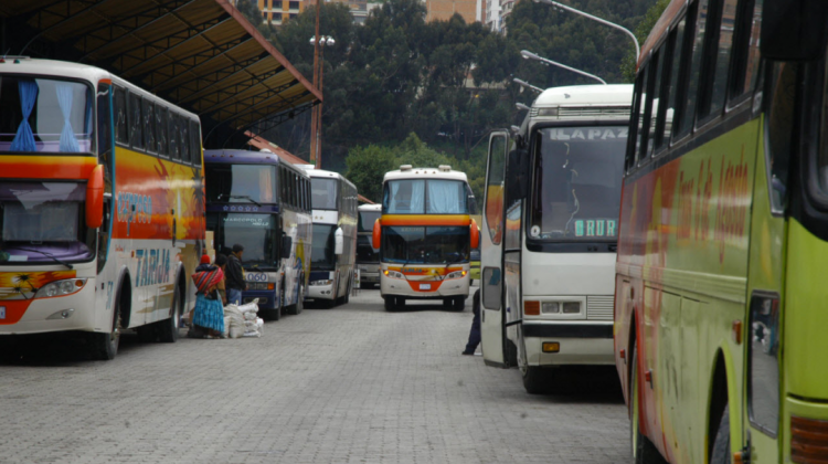 Terminal de Buses de La Paz. Foto: radiofides.com