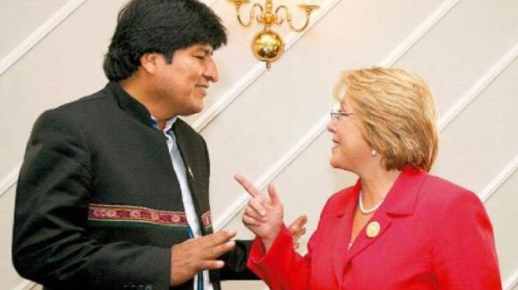 Morales y Bachelet en un pasado encuentro. Foto de archivo: Diario de Chile.