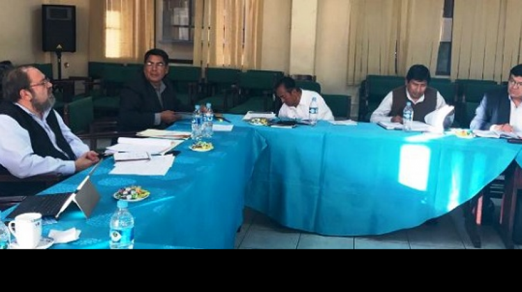 Reunión de planificación del Ministerio de Educación en Cochabamba.  Foto: Min. Educación