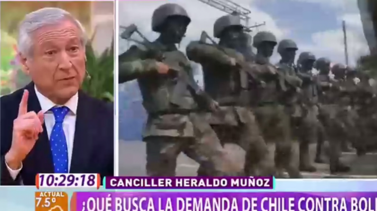El canciller Heraldo Muñoz en el programa "Muy Buenos Días” de Televisión Nacional de Chile (TVN).