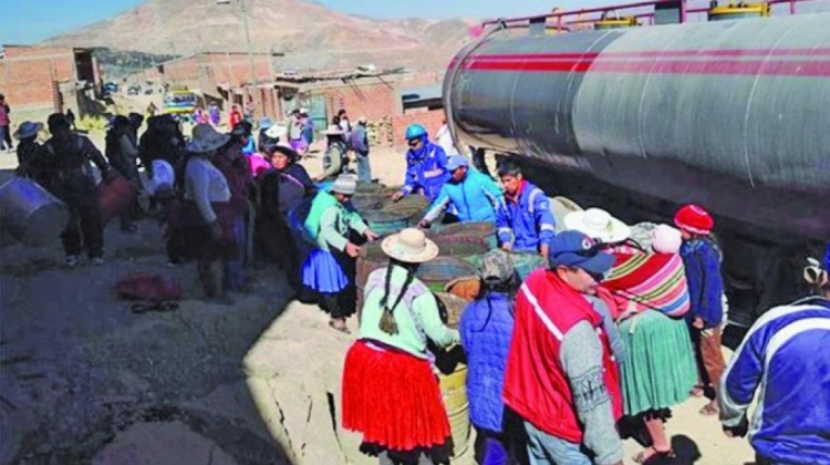 Crisis del agua en Potosí. Foto: El Potosí