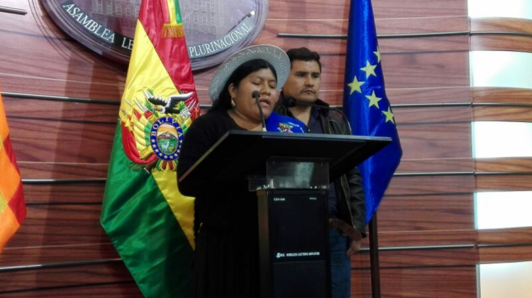 Los dirigentes Juanita Ancieta y Jacinto Herrera. Foto: ANF