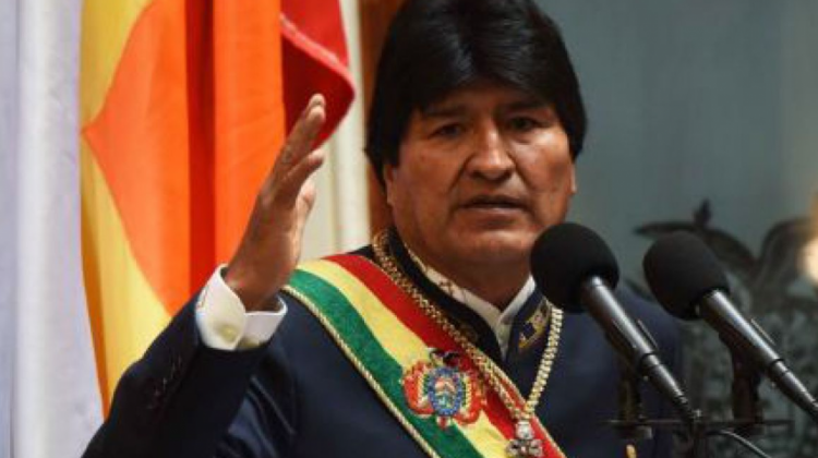 Evo Morales, presidente de Bolivia. Foto: Tele 13
