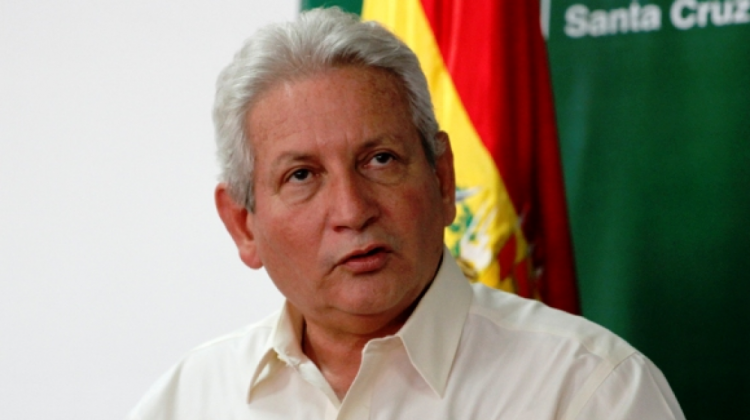 El gobernador de Santa Cruz, Rubén Costas. Foto: