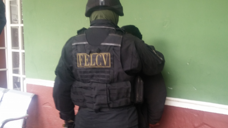 El acusado permanece detenido en celdas de la FELCV de La Paz. Foto ilustrativa: ANF