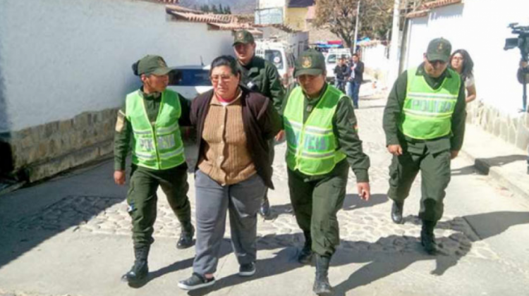 Carmen Rosa Zenteno fue enviada a la cárcel el pasado fin de semana.
