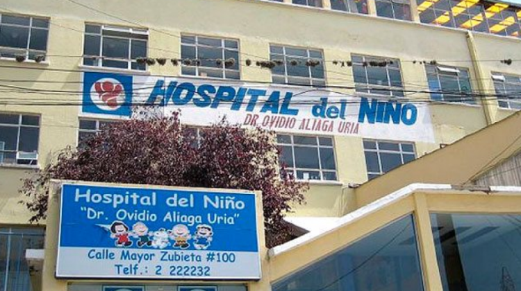 Frontis del Hospital del Niño. Foto: archivo/El Diario