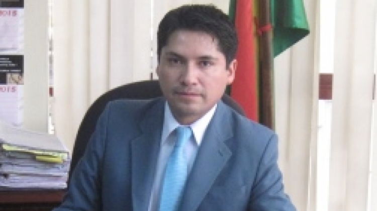El suspendido Juez Fernando Rivadeneira. Foto: archivo/Comité de ASOJ La Paz.