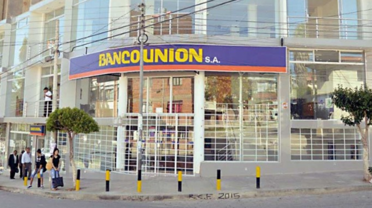 Agencia del Banco Unión.