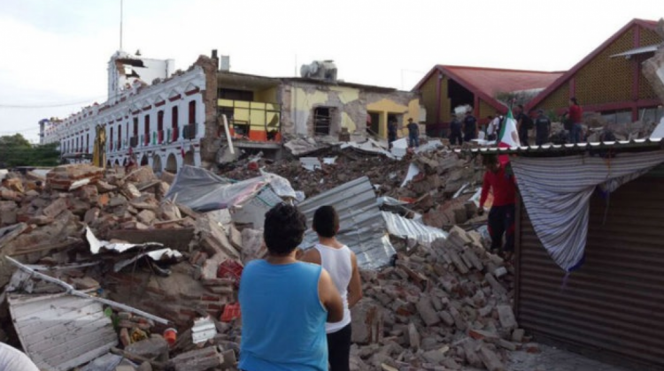 Temblor en México . Foto: Blog Carlos Fidel Flores