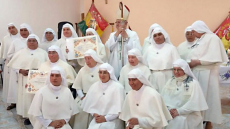 Las hermanas de la congregación Siervas de María. Foto: Correo del Sur.