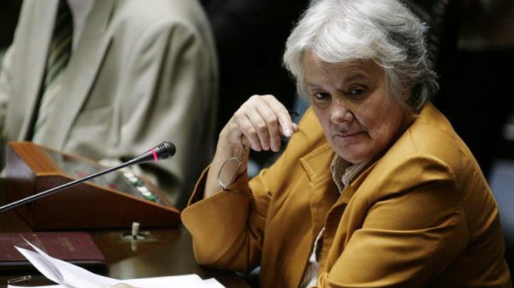 La senadora Lucía Topolansky fue nombrada como vicepresidenta de Uruguay.