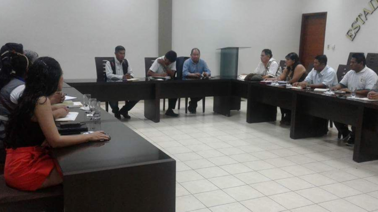 Una reunión de la dirigencia de la CIDOB con el presidente Evo Morales. Foto: ANF