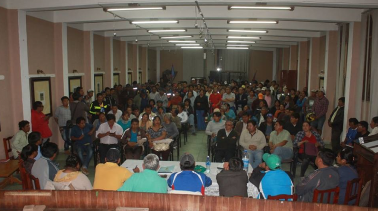 Reunión  Comité Cívico de Tupiza . Prensa Activa Tupiza