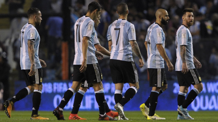 Argentina empata con Perú y se complica la clasificación.    Foto: @CONMEBOL