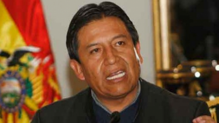 El exMinistro de Relaciones Exteriores, David Choquehuanca. Foto: ANF