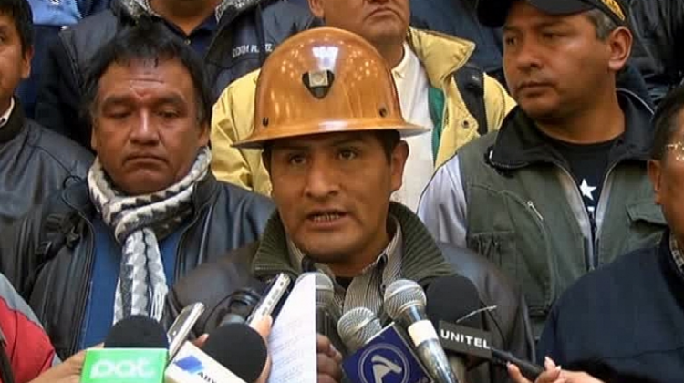 El secretario ejecutivo de la Central Obrera Boliviana (COB), Guido Mitma.  Foto: Radio Fides