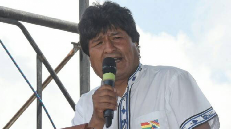 Evo Morales. Foto de archivo: ABI.