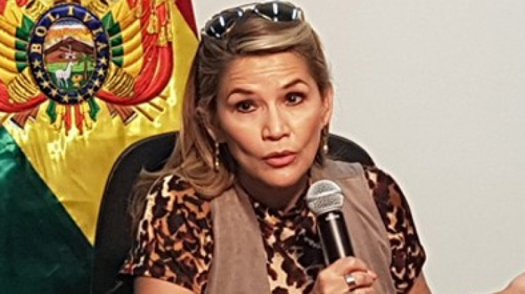 La senadora Jeanine Añez. Foto: Archivo