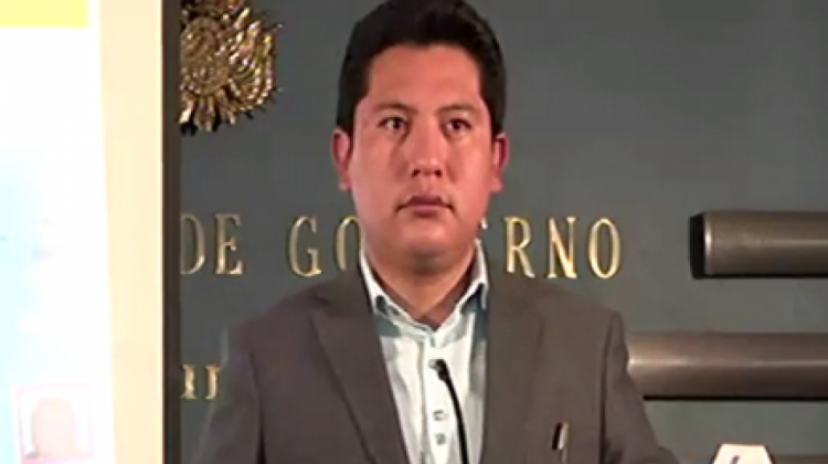 Viceministro de Régimen Interior, José Luis Quiroga. Foto: captura de pantalla