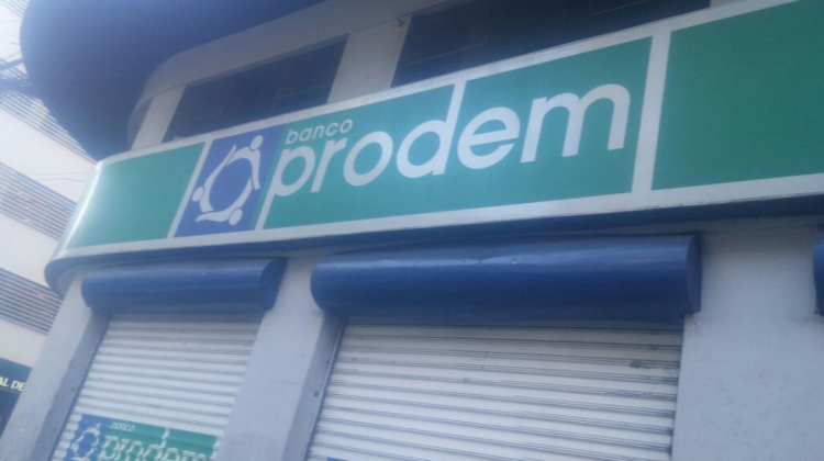 Banco Prodem. Foto: ANF