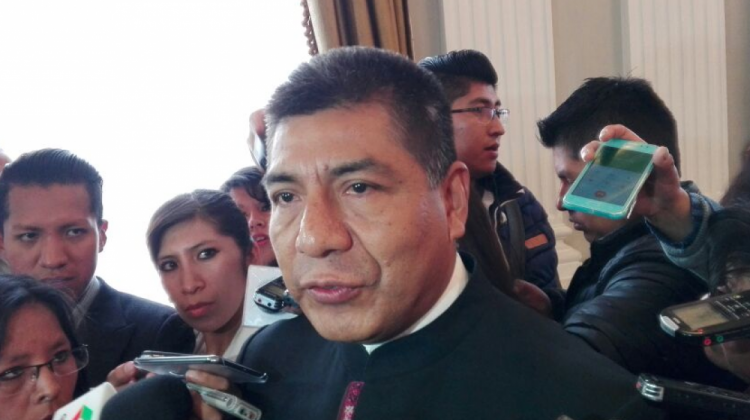 El canciller del Estado, Fernando Huanacuni. Foto: ANF