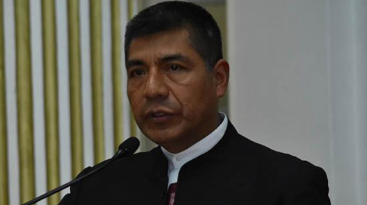 El canciller del estado, Fernando Huanacuni. Foto: ANF