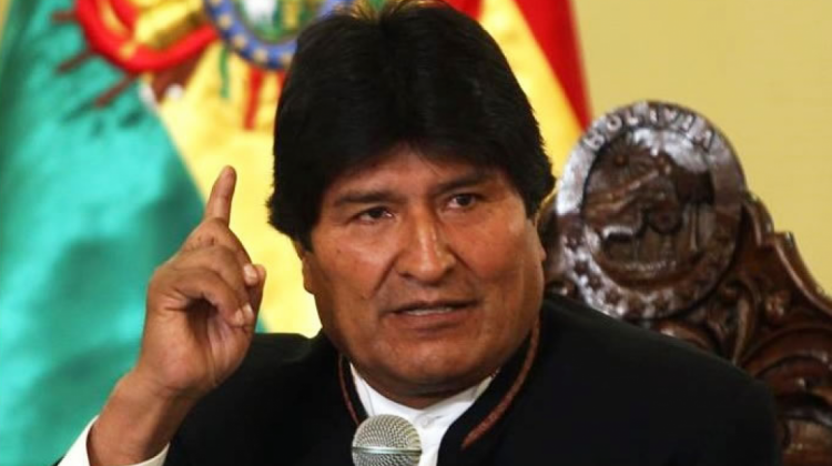 Presidente Evo Morales. Foto: Abi