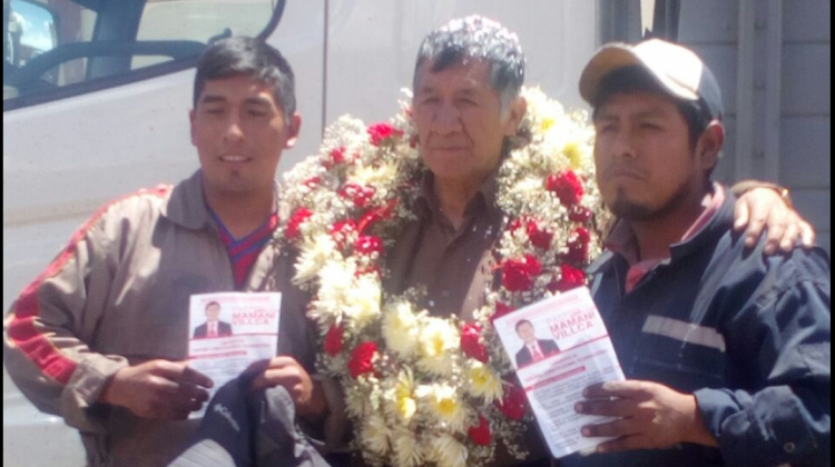 Pastor Mamani es candidato al TCP. Foto: Archivo