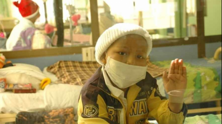 Niño diagnosticado con cáncer . Foto: Ministerio de Salud