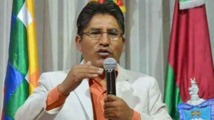 El gobernador de La Paz, Félix Patzi. Foto: Radio Lider