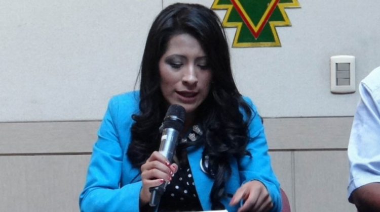 Ministra de Culturas, Wilma Alanoca