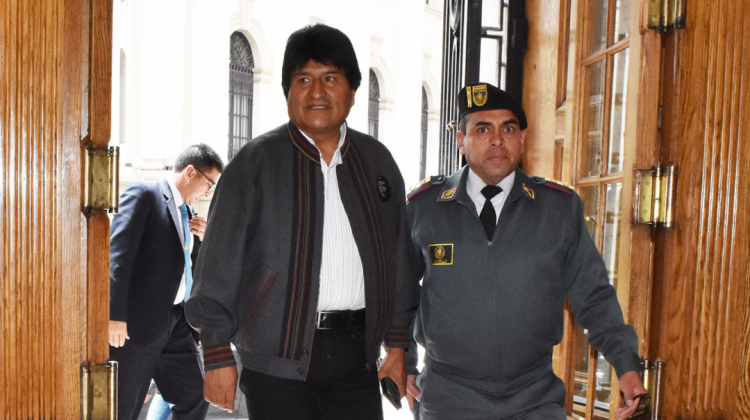 Evo Morales. Foto de archivo: ANF.