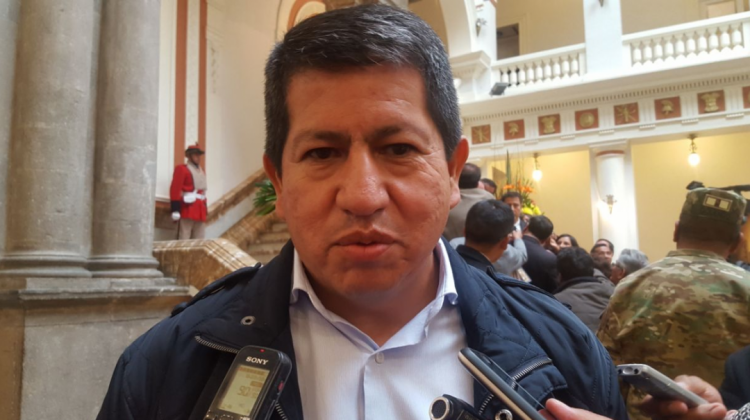 Luis Sánchez, ministro de Hidrocarburos. Foto: ANF