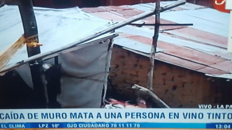 El hecho se registró a las 06:00. Foto: Captura de pantalla/Red Uno.