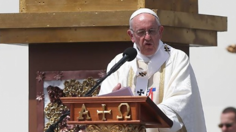 El Papa Francisco en la misa en Iquique.  Foto: 24horas.cl