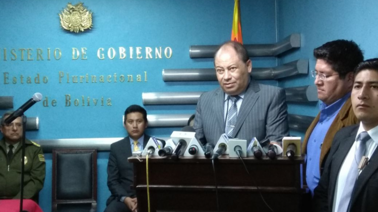 El ministro de Gobierno, Carlos Romero. Foto: ANF
