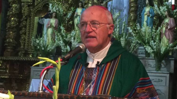 Monseñor Eugenio Scarpellini, Obispo de El Alto. Foto: