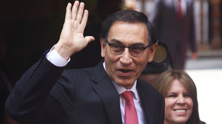 Martín Vizcarra asumió la presidencia de la República de Perú. Foto: Rpp